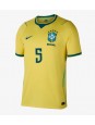 Billige Brasil Casemiro #5 Hjemmedrakt VM 2026 Kortermet Billige Brasil Casemiro #5 Hjemmedrakt VM 2026 Kortermet